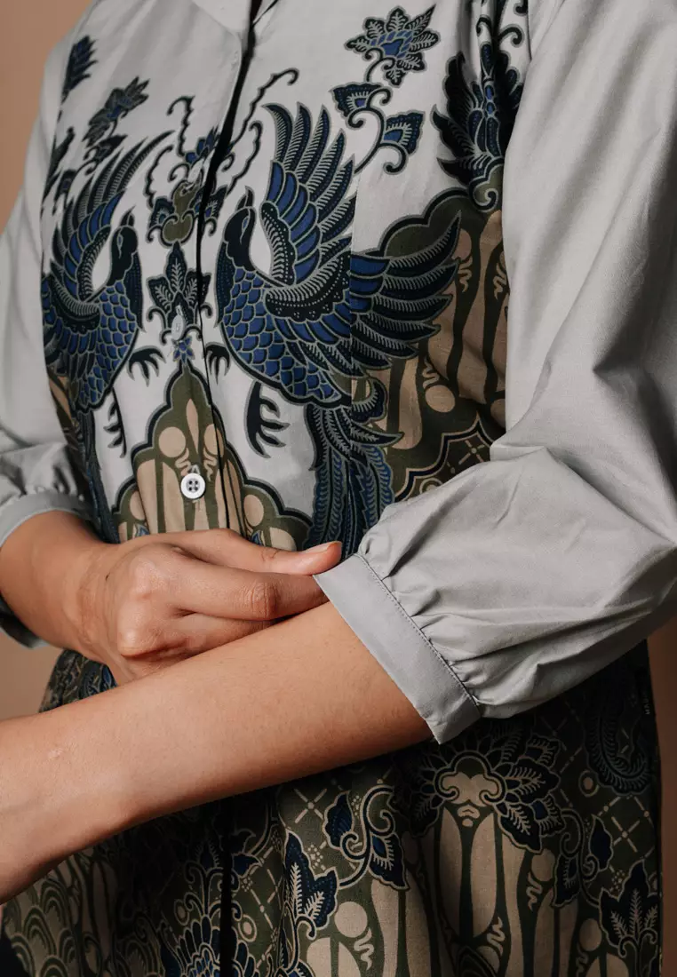 Hadinata Batik Wanita Superfine Blouse Rikha Rakha