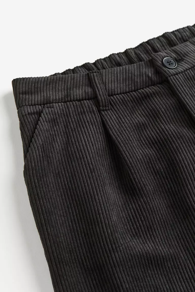 Wide corduroy trousers