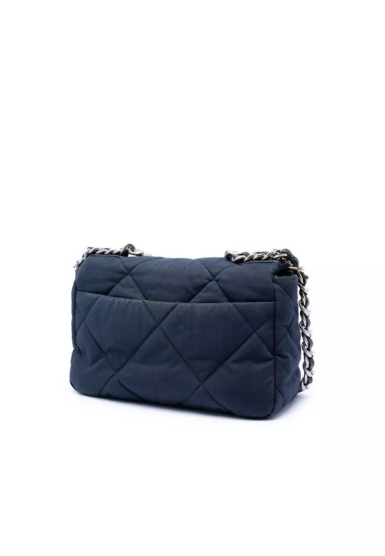 Pre-Loved Chanel Medium Quilted Jersey 19 Flap