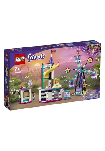LEGO multi LEGO Friends 41689 Magical Funfair Ferris Wheel and Slide (545 Pieces) C1D71TH318B1BDGS_1