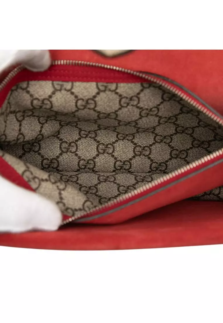 Pre-Loved Gucci Medium Gg Supreme Dionysus Crossbody