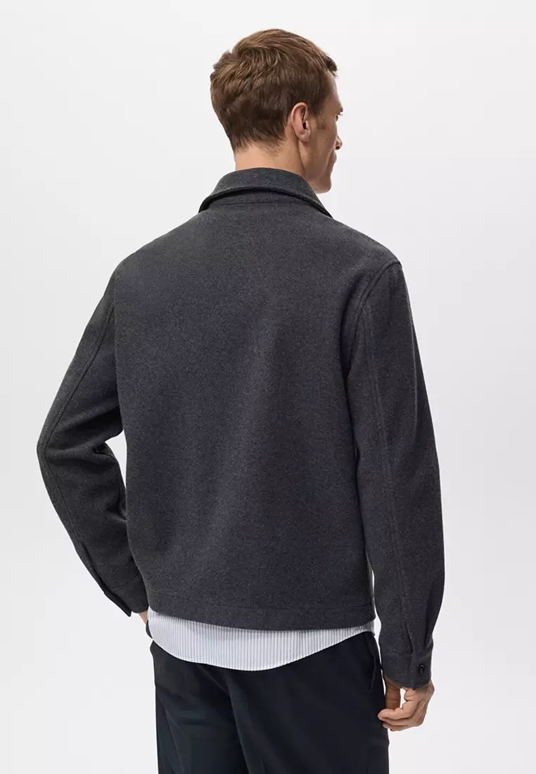 Regular Fit Flannel Overshirt