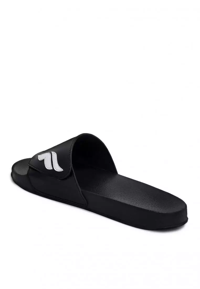 Nexa Black Sandal Pria Slide