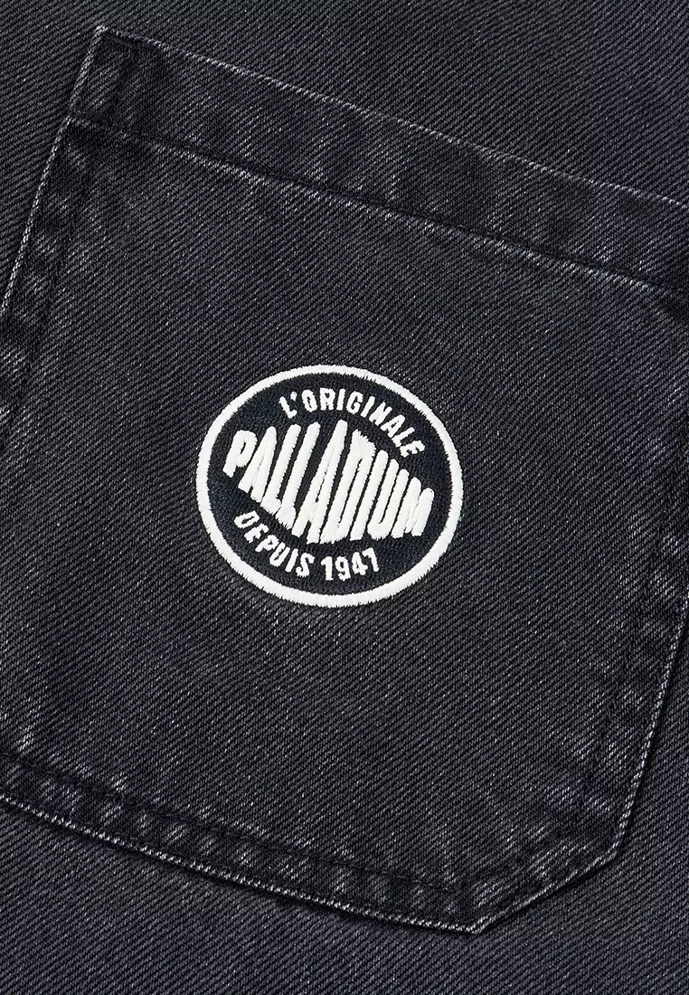 男裝 PALLADIUM LOGO 寬鬆長袖牛仔裇衫