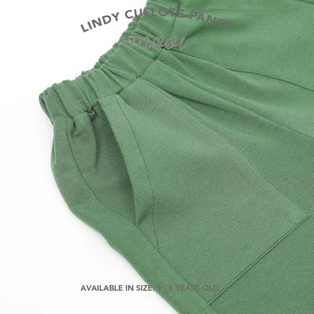 Mooi Celana Panjang Anak Perempuan Lindy Cullotes Pants - Forest Green