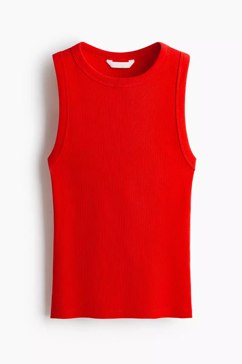 Ribbed vest top