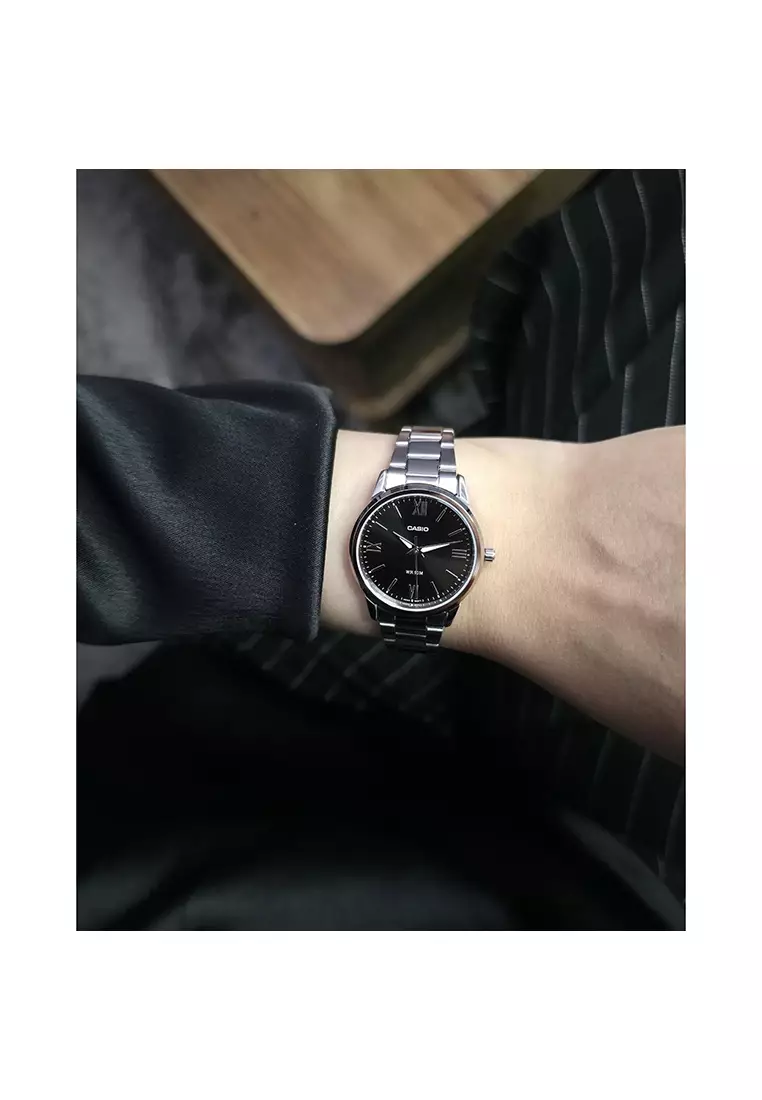 LTP-1303DD-1AV Women Analog Watch Silver Stainless Steel Band