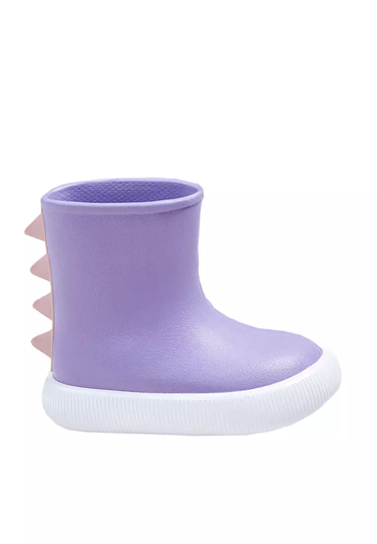 Girls purple clearance rain boots