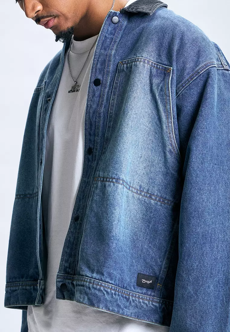 Buy OXGN Denim Chore Jacket 2026 Online | ZALORA