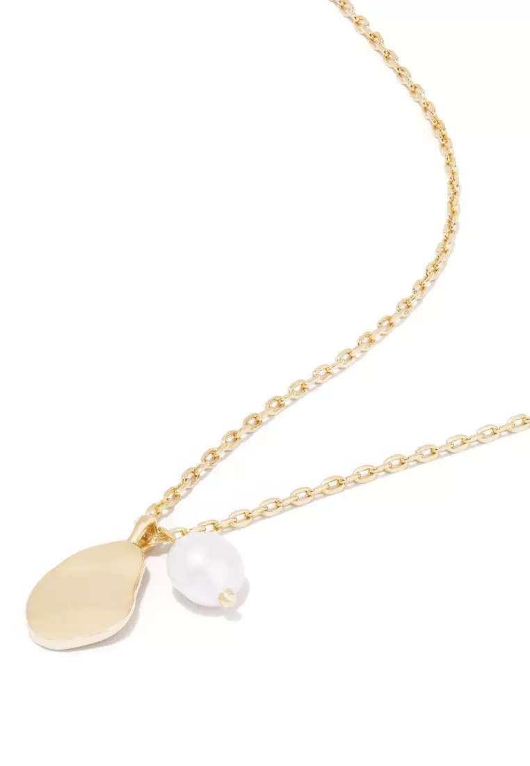 Pocketful Pearl Gold Necklace