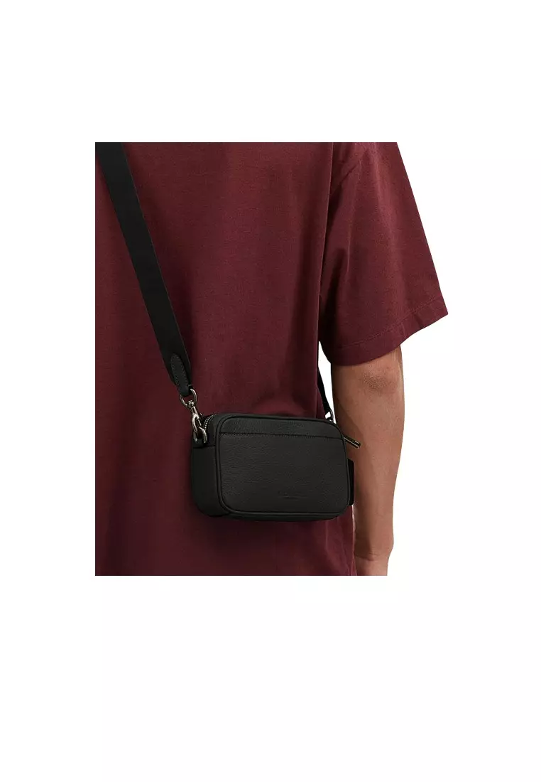 COACH  小號斜挎手袋 (CR179) –  QB / Black