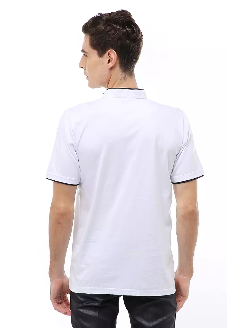 Jack Atasan Formal Pria T-Shirt Kaos Polo Kerah Sanghai Short Sleeve Material Cotton ORIGINAL