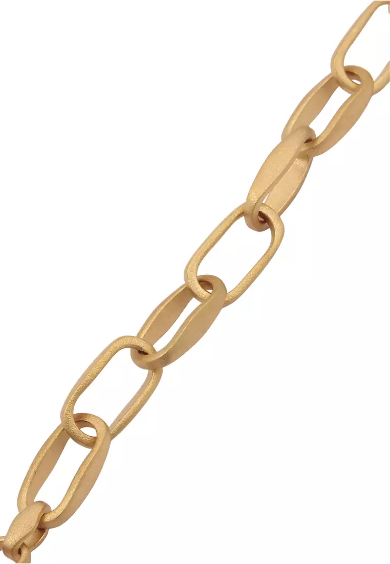 Bracelet Basic Link Chain Gold Plated