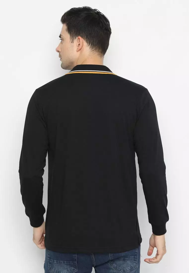 Matsuda Kaos Polo Shirt Lengan Panjang Pria Kerah Kasuga