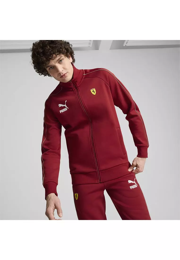 Scuderia Ferrari Race Iconic T7 Men's Motorsport Jacket | PUMA