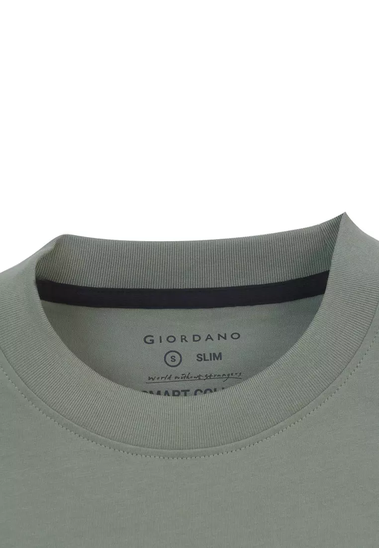 Men's Cotton Jersey Crew Neck Slim Fit Tee