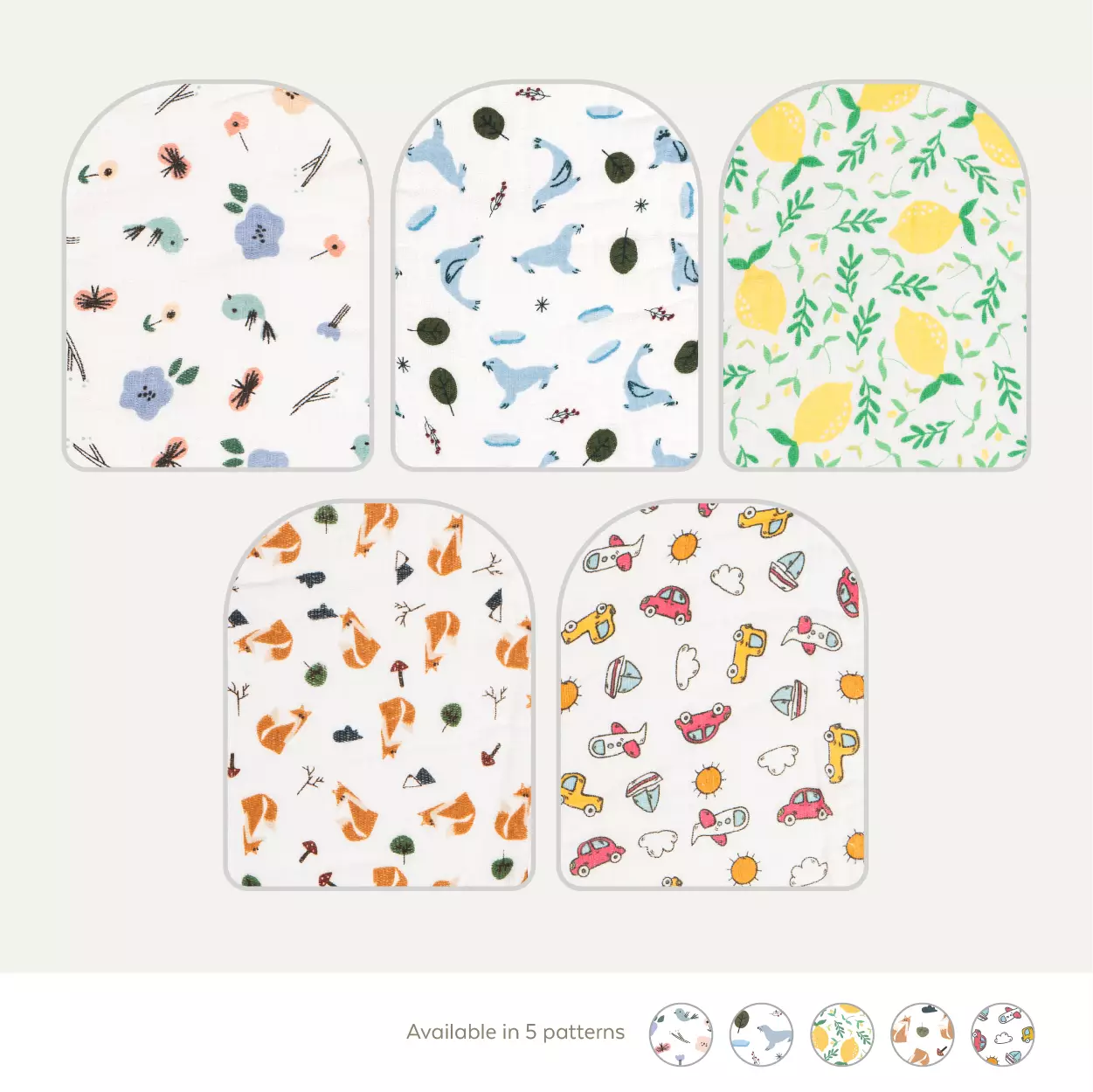 Little Palmerhaus - Burp & Bib 7.0 (Celemek Bayi) Lemon