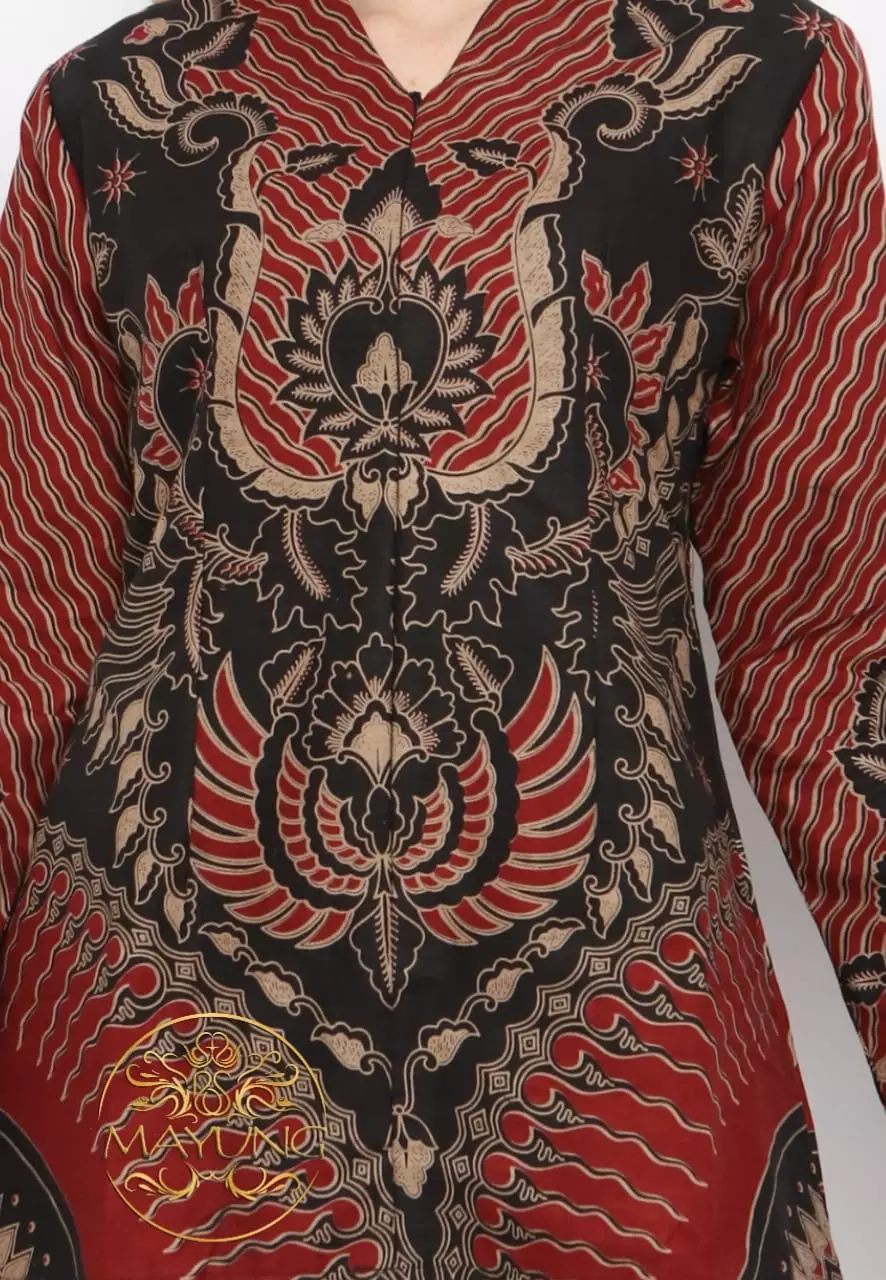 Blouse Batik Premium Satrugna Maron