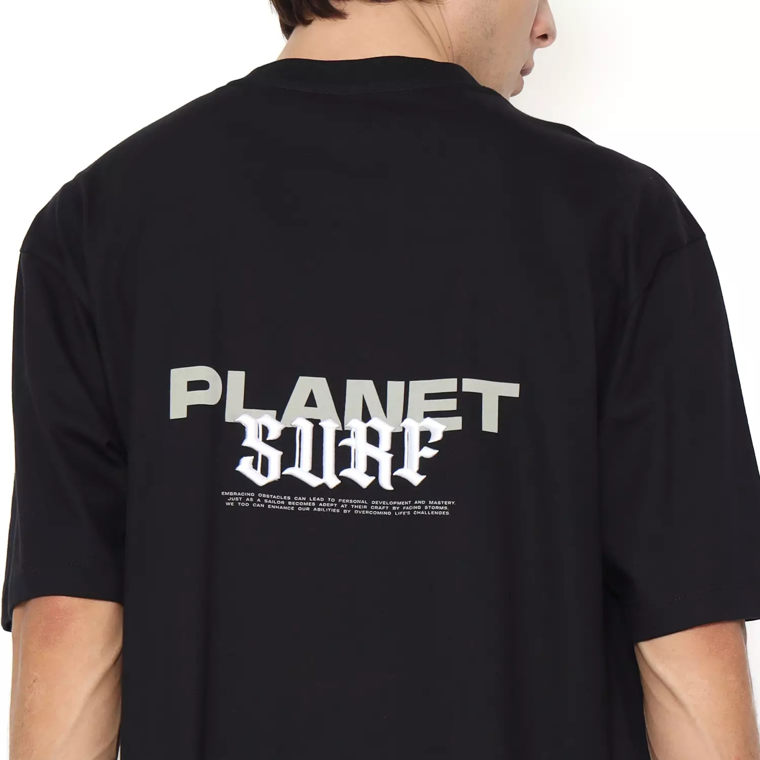 Planet Surf Clothing Kaos Lengan Pendek Pria Impulse Oversize Planet Surf