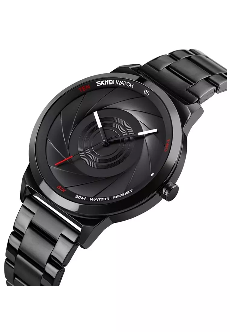 Jam Tangan Analog Pria Waterproof Strap Tali Material Stainless Steel ZY03 ORIGINAL