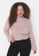 Trendyol pink Plus Size Collar Detailed Blouse B363EAA17CBDC3GS_1