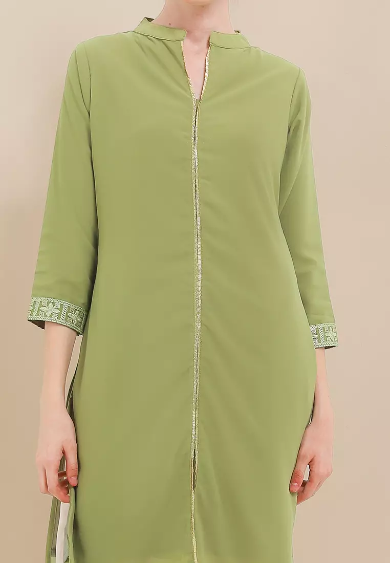Chanira Festive Zelda Tunic - Olive Green