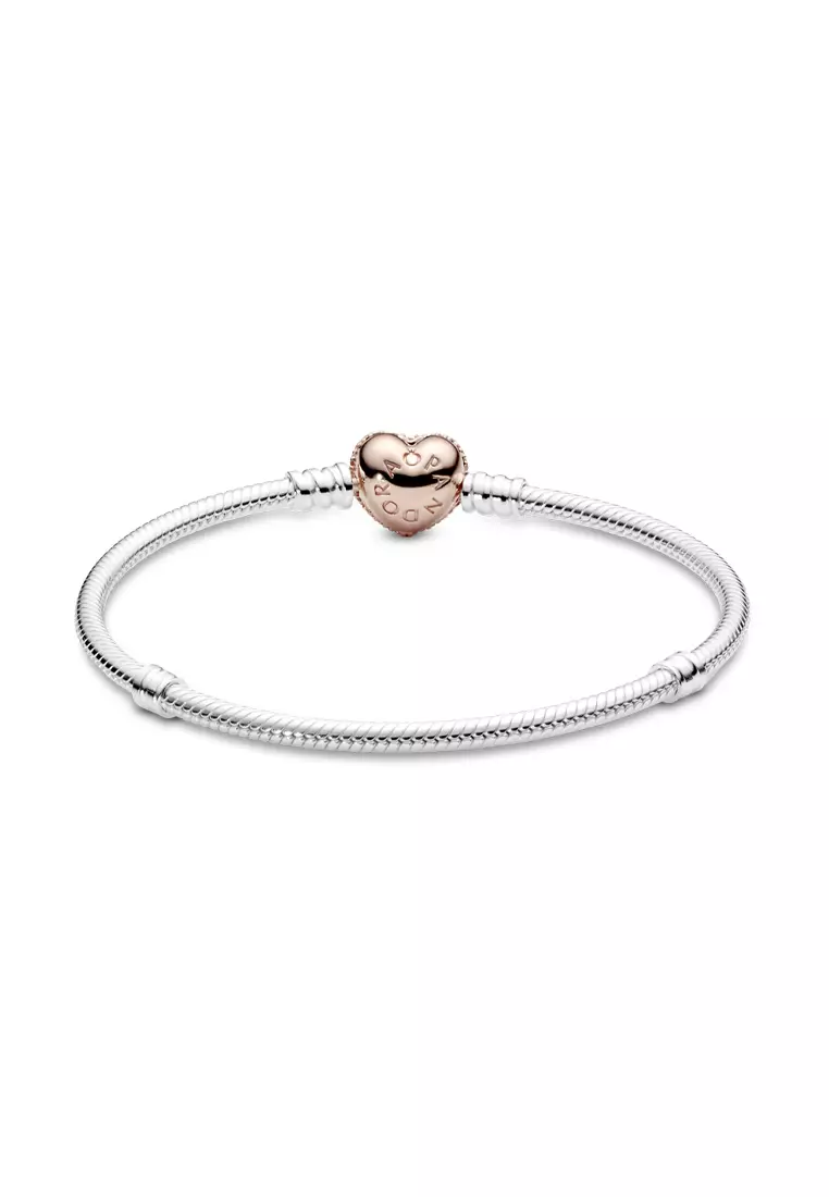 Rose gold store heart pandora bracelet