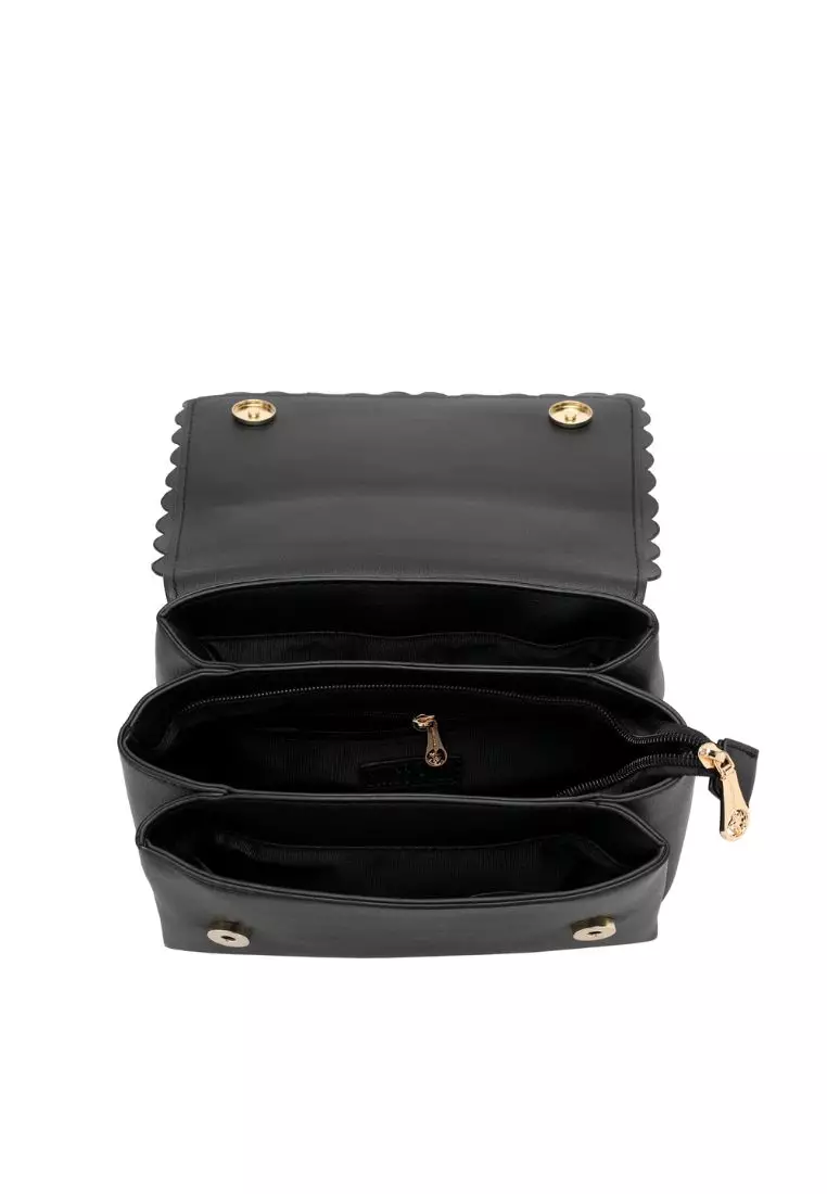 Chain Shoulder Bag / Sling Bag / Crossbody Bag - Black