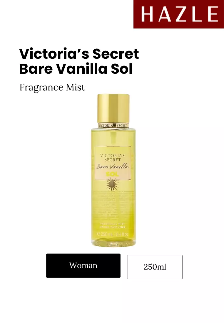 Victoria Secret Body Mist Bare Vanilla Sol Woman Fragrance 250 ml