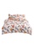 DILAS HOME Peach Bedsheet Duvet Cover and Pillowcase Set - King 22F0DHL36D8B61GS_1