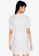 ZALORA BASICS white Double Pocket Dress With Belt E853BAA049A908GS_2