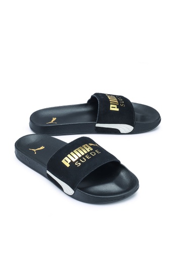 Suede puma slides Clearance