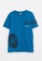 LC WAIKIKI blue Crew Neck Printed Boys T-Shirt And Shorts 6AB42KAA2D05C6GS_2