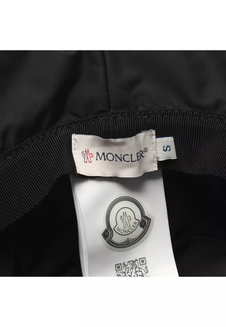 Buy Moncler Pre-loved Moncler bucket hat logo embroidery black 2023