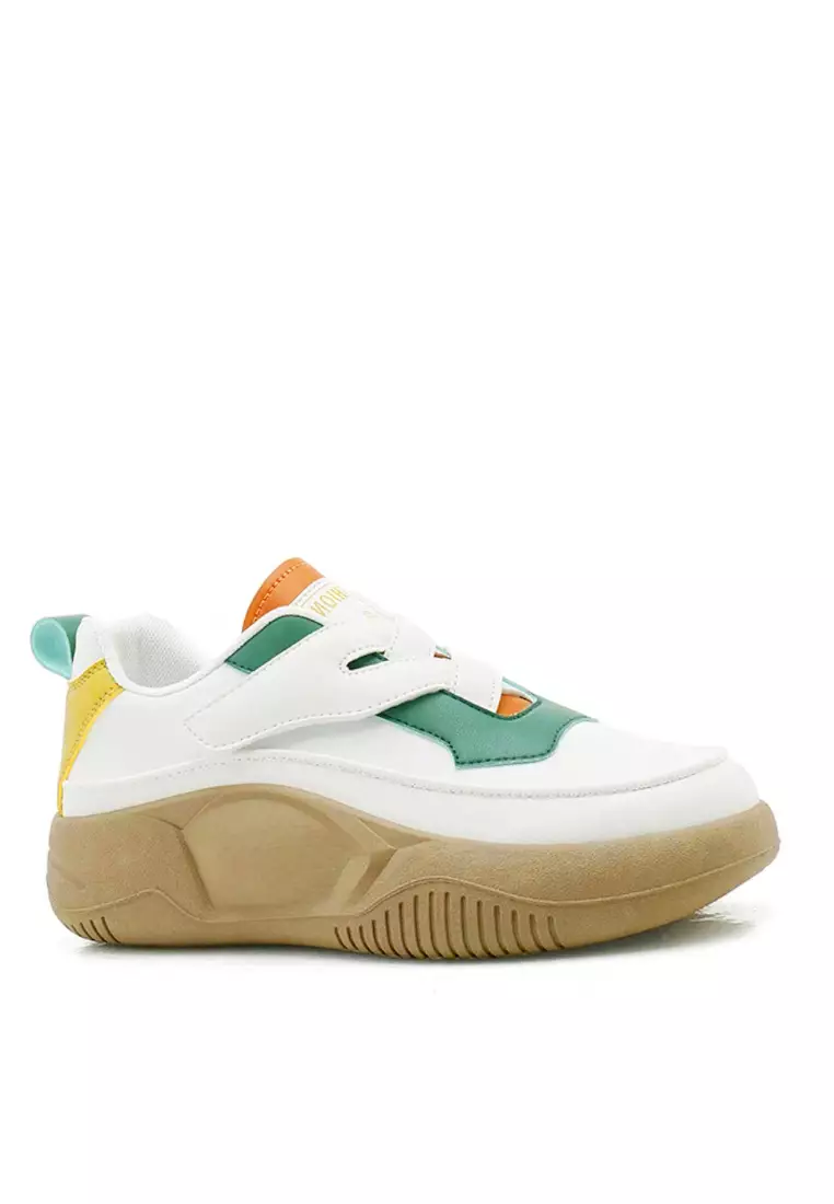 Discount on Twenty Eight Shoes  shoes - SKU: VANSA Colorblock Platform Casual Sneakers VPW-T8610