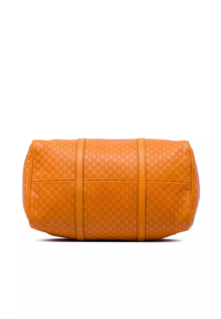 Pre-Loved Gucci Microguccissima Nice Boston Bag