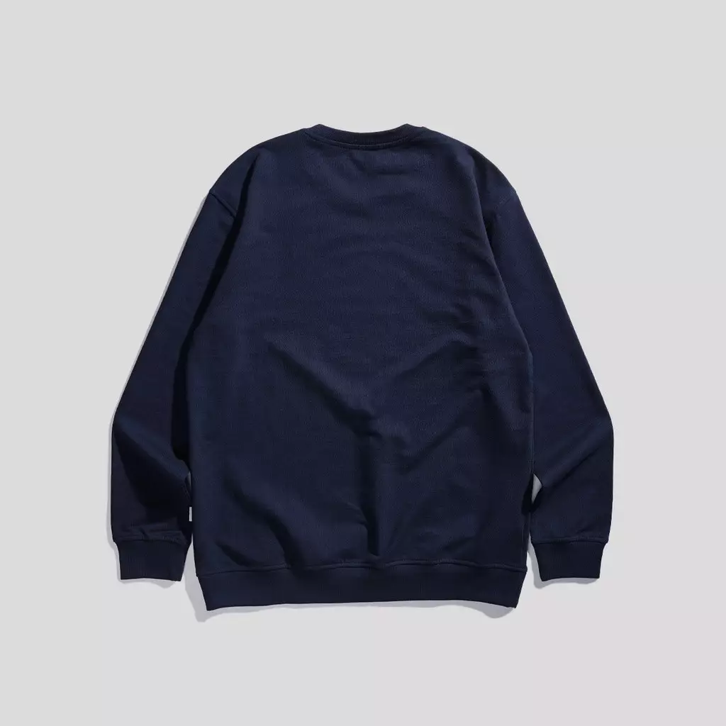 LEE COOPER SWEATER LOGO RETRO NAVY