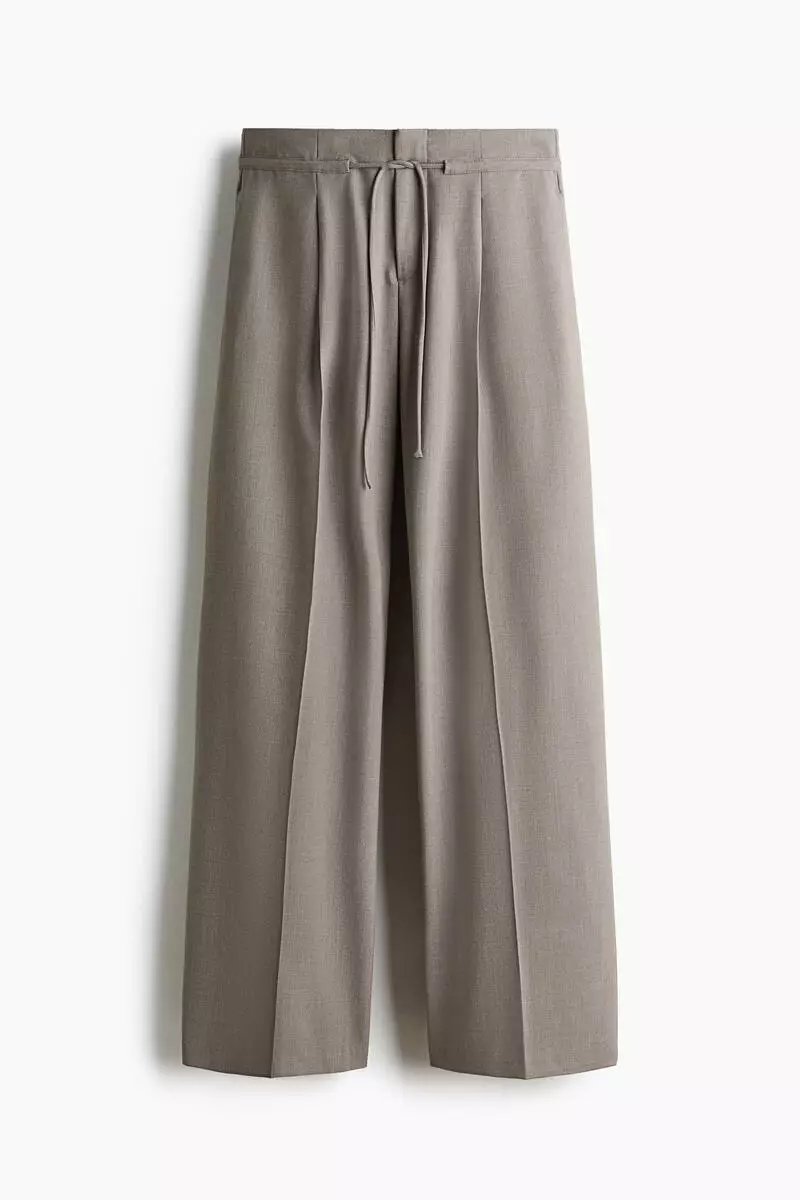 Tailored drawstring trousers