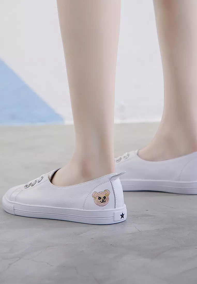 Smart Causal Leather Sneakers RX5186