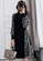 Sunnydaysweety black Temperament Imitation Silk Stitching Knitwear One-Piece Dress A21092810 22DBFAA2B02B85GS_3