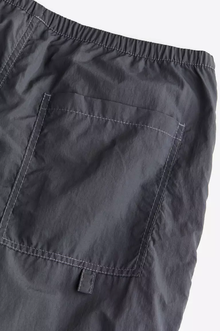 Nylon parachute trousers