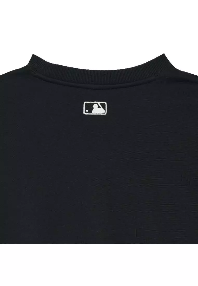 BASIC SMALL LOGO OVERFIT BRUSHED SWEATSHIRTS NEW YORK YANKEES