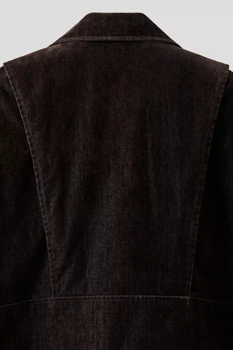 Brushed twill workwear jacket