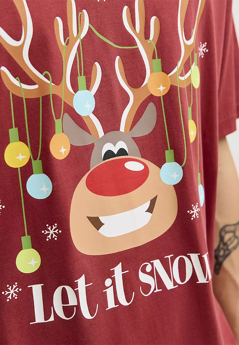 Christmas Short Sleeves Crew Neck Tee