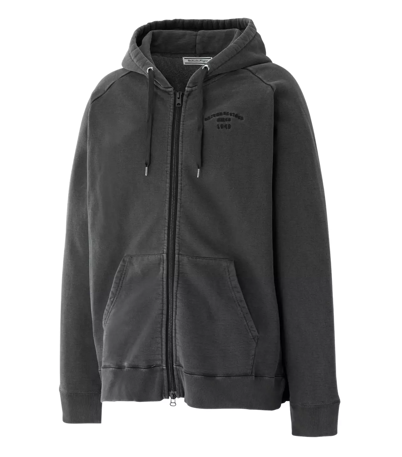 WASHED ZIP UP HOODIE