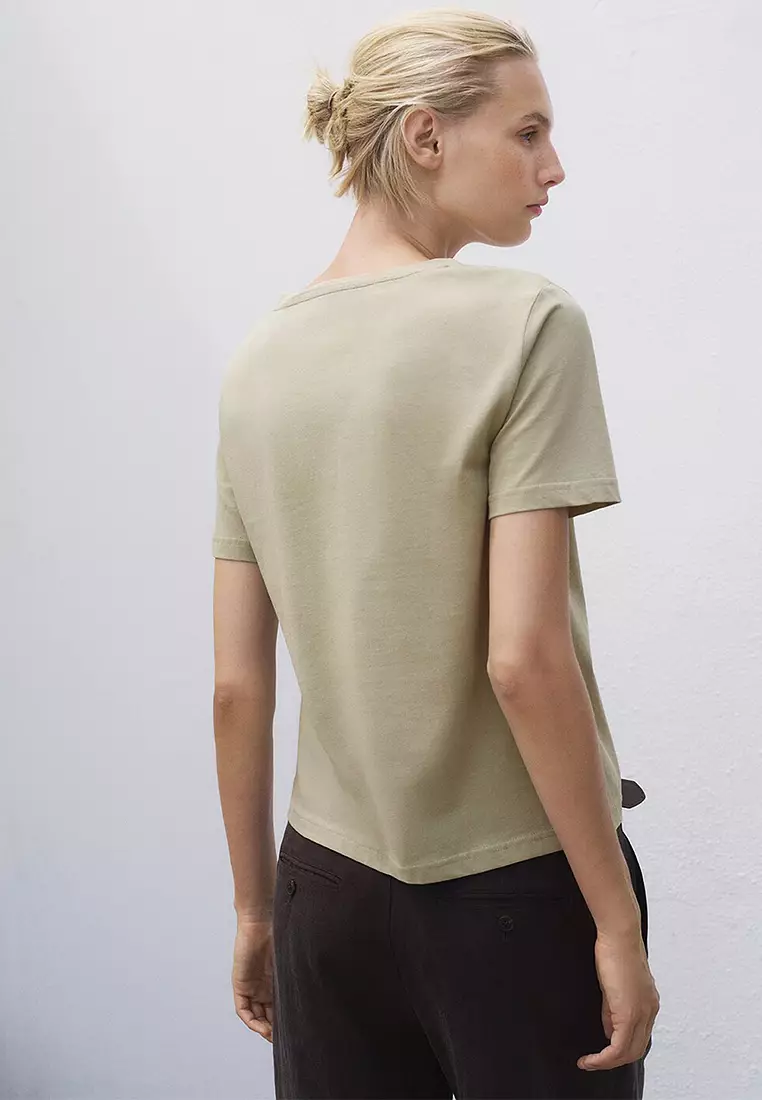 V-Neck Cotton T-Shirt