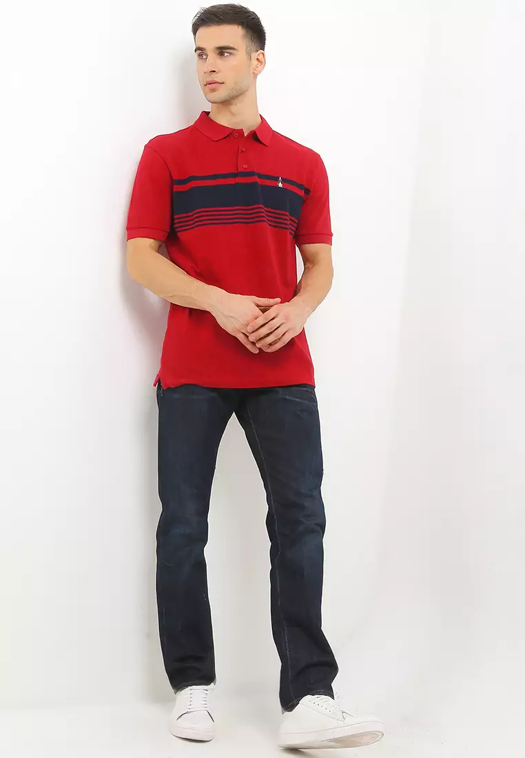 Dodo Chest Stripe Polo Shirt