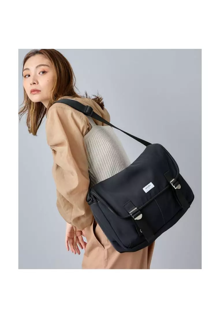 Anello black best sale leather bag
