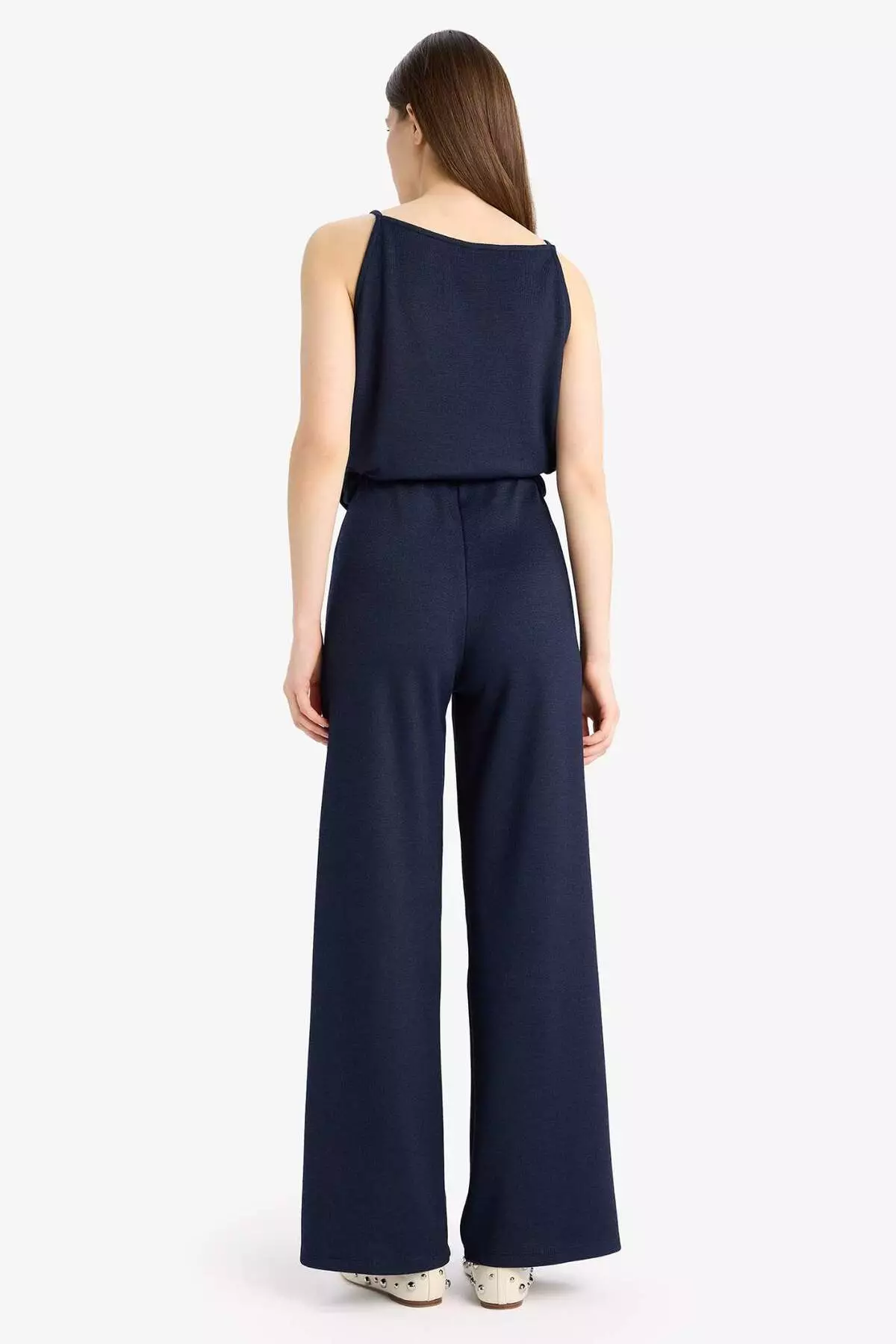 Wide Leg Wide Leg Basic Straight Pique Trousers E5784Ax25Sp