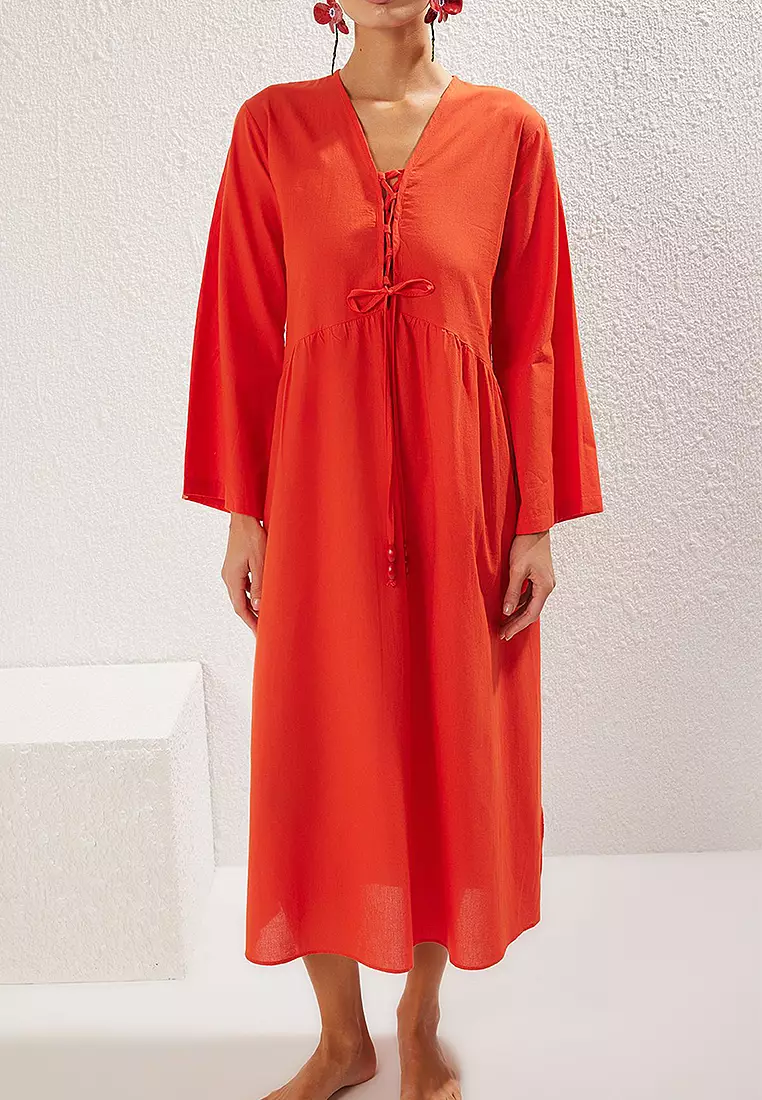 Cotton Beach Midi Dress